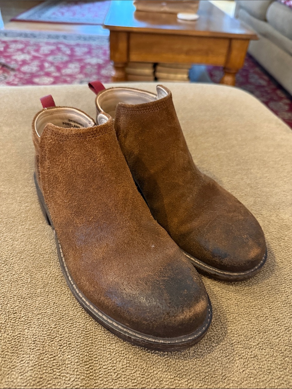 Keen Women's Oregon City Low Profile Gaucho Boots 5.5 Brown Suede (TD)